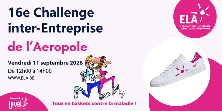 Loisirs 16e édition jogging - marche organisé profit d ELA Belgique