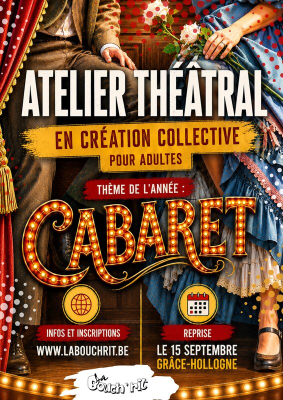 Stages,cours Atelier théâtral - Création collective : Cabaret 