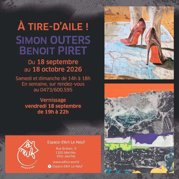 Expositions Expo tire-d aile Simon Outers  Benoit Piret