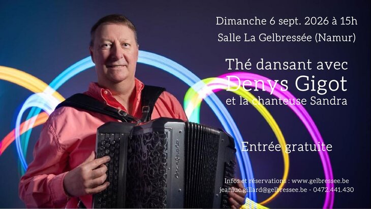 Soirées Thé dansant avec Denys Gigot
