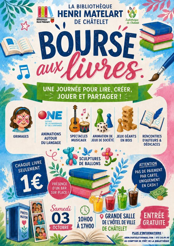 Loisirs Bourse livres festive