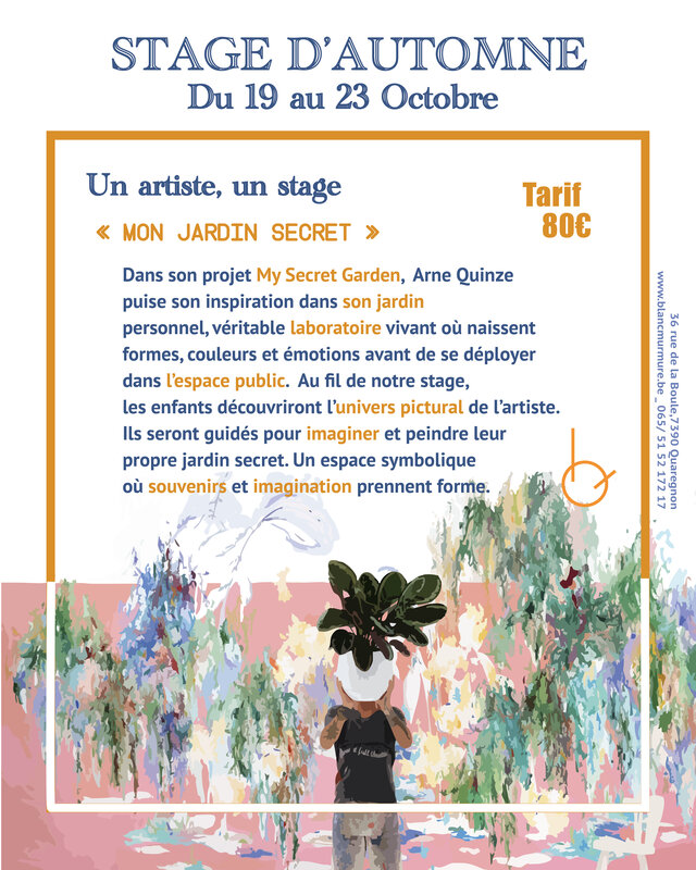 Stages,cours Jardin secret_Arne Quinze