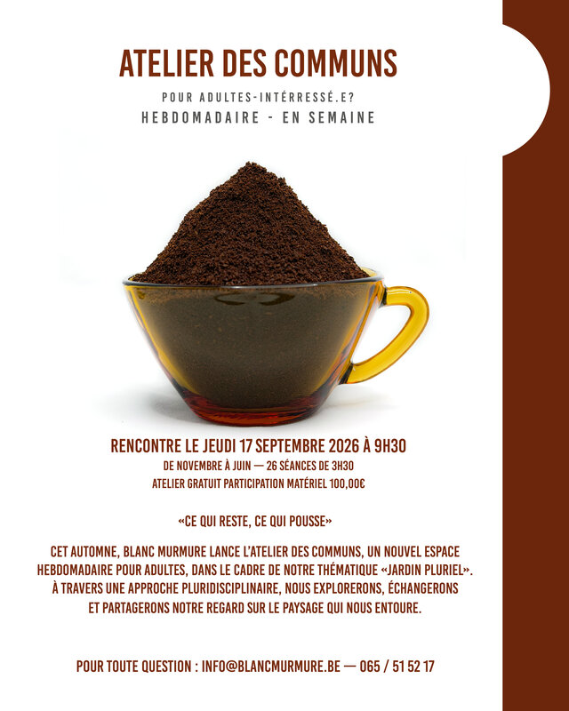 Stages,cours Ateliers communs _ qui reste, qui pousse