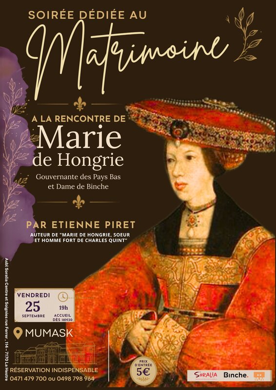 Conférences Soirée Matrimoine la rencontre Marie Hongrie