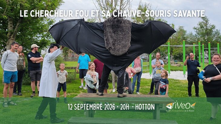 Spectacles Le chercheur et chauve-souris savante spectacle famille Riveo