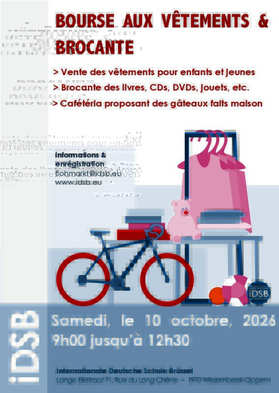 Loisirs IDSB - École Allemande: Brocante & Bourse Vêtements