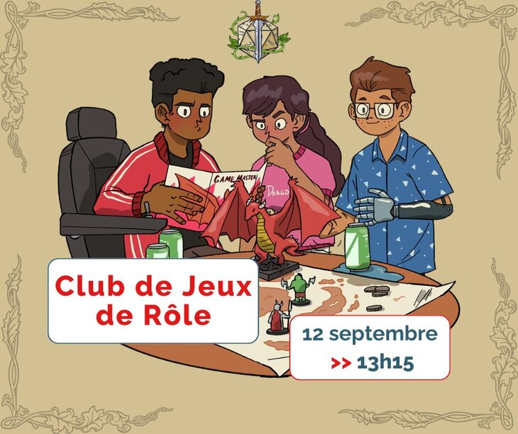 Loisirs Après-midi club jeux rôle