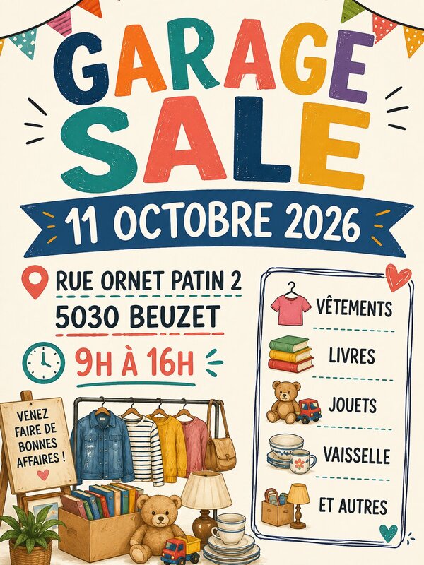  Garage sale Beuzet