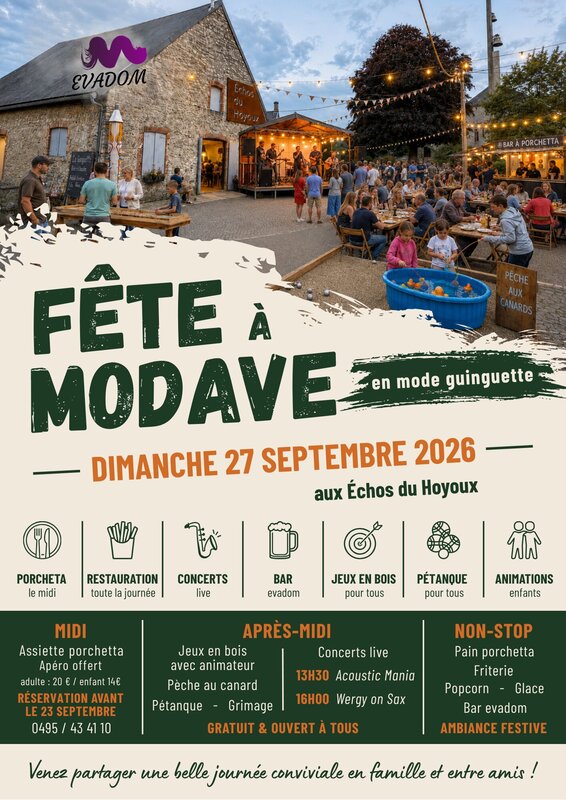 Loisirs Fête village mode guinguette