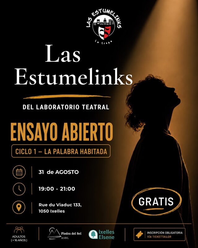 Stages,cours Ensayo Abierto - Ciclo La Palabra Habitada