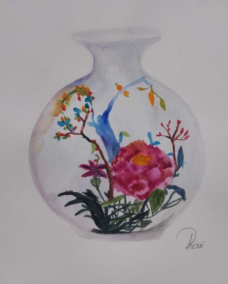 Stages,cours Stage sujet aquarelle chinoiseries