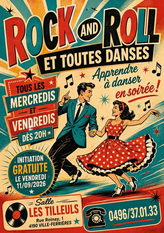 Stages,cours Cours Danses Salon Rock & Roll