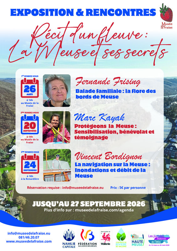 Loisirs Rencontres autour l exposition  Récit d un fleuve: Meuse ses secrets 