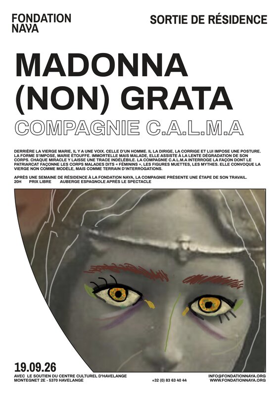 Spectacles Sortie résidence  Madonna (non) grata 