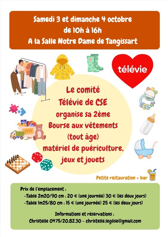 Loisirs Bourse vêtements (tout âge), jeux, jouets matériel puériculture