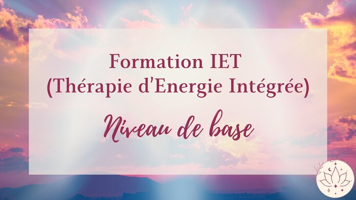 Stages,cours Formation Iet (Integrated Energy Therapy) - Niveau base