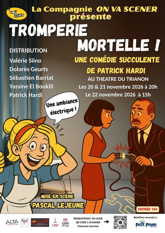 Spectacles Pièce théâtre  Tromperie Mortelle  - Patrick Hardi
