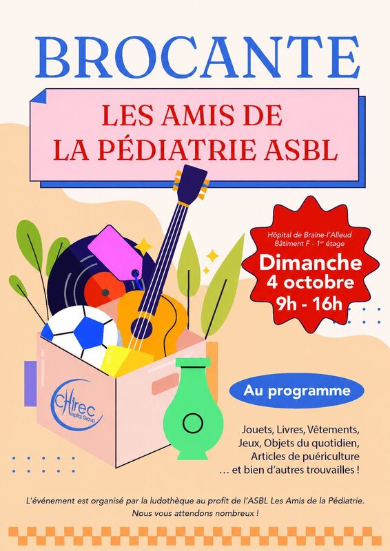  Brocante l’ASBL amis la pédiatrie