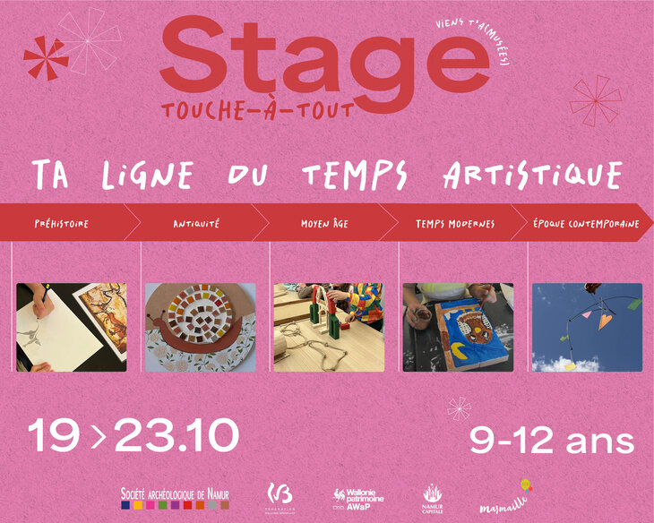 Stages,cours Stage touche-à-tout : ligne temps artistique