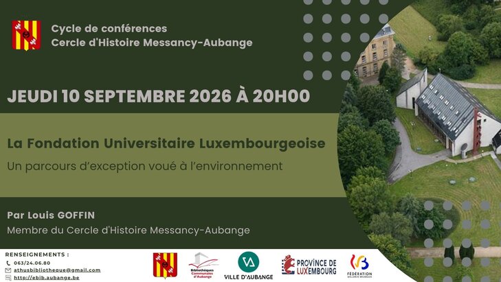 Conférences Conférence | Fondation Universitaire Luxembourgeoise 
