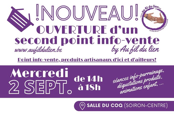 Loisirs Ouverture notre Nouveau point info-vente 