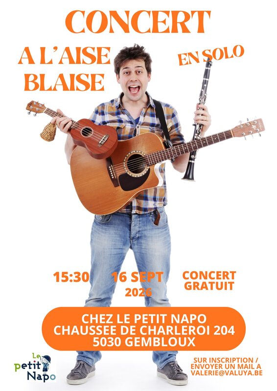 Concerts Concert l Aise Blaise  solo