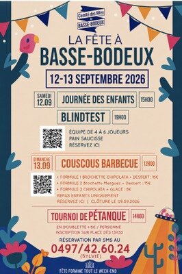 Loisirs Fête Basse-Bodeux