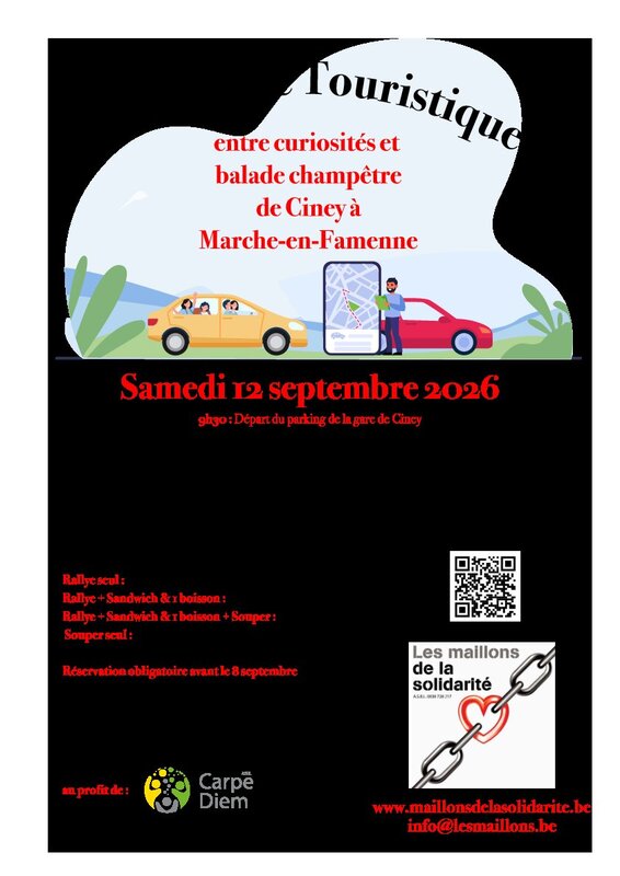 Loisirs 8ème rallye touristique maillons la solidarité