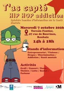 Stages,cours T as capté x Hop addiction (Spéciale Semaine d information la Santé Mentale)