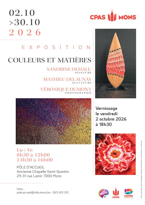 Expositions Vernissage l exposition Couleurs Matières