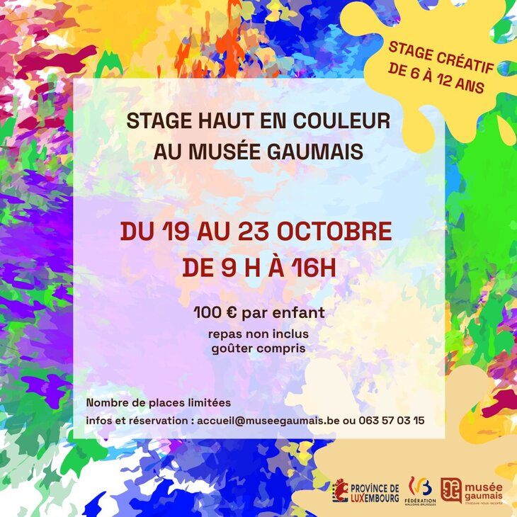 Stages,cours Stage Tout couleur