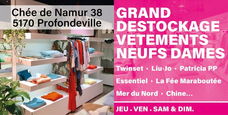 Loisirs Déstockage vêtements neufs féminins