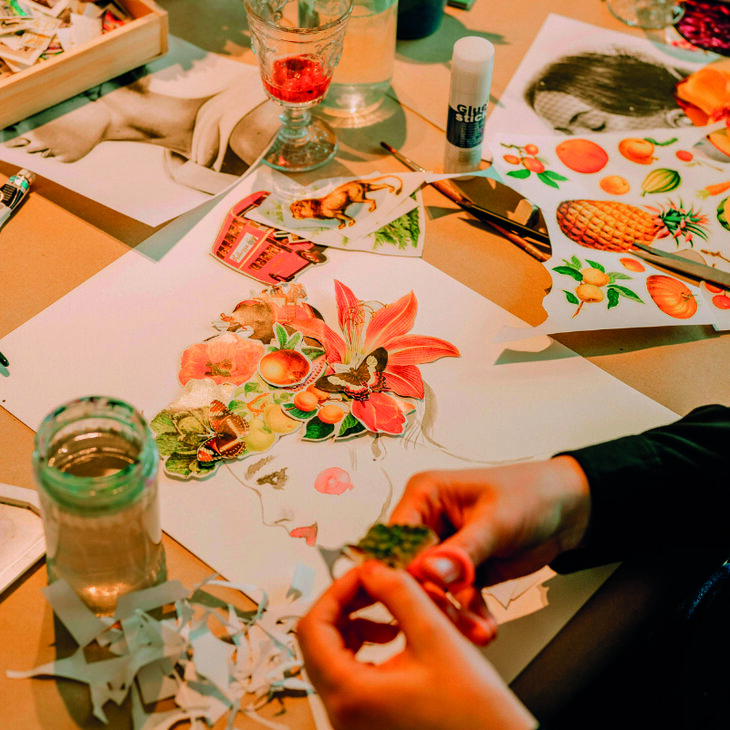 Stages,cours Atelier  Celles osent  - Collage