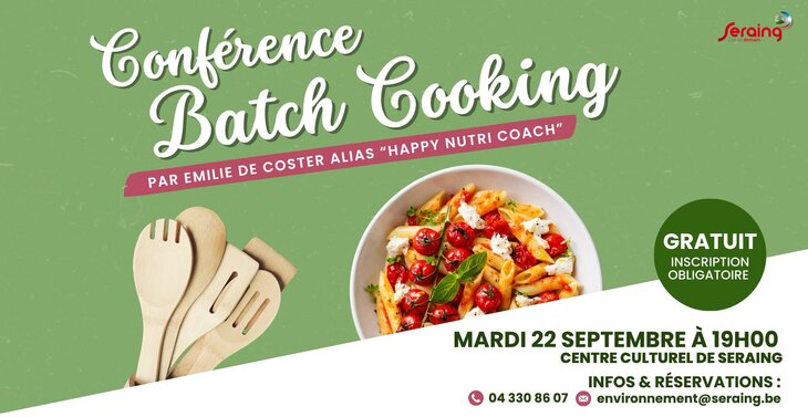 Conférences Conférence  Batch Cooking