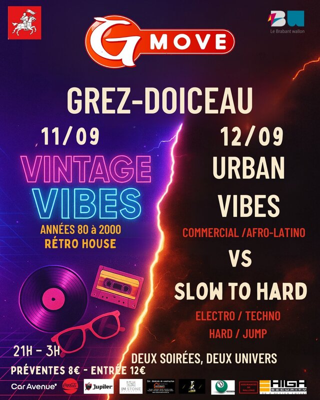 Soirées G-Move 80-90-00 s