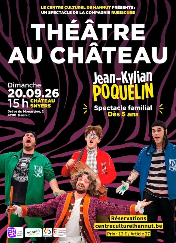 Spectacles Théâtre Château : Jean Kylian Poquelin