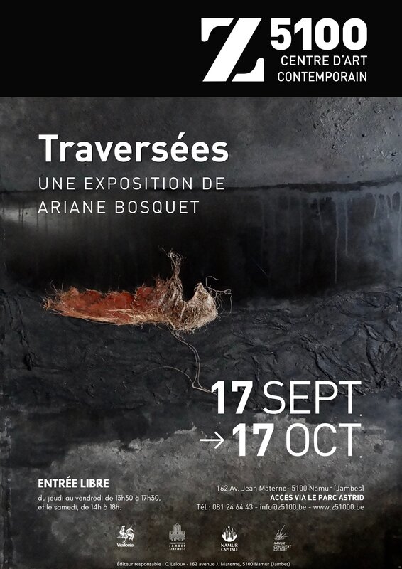 Expositions Exposition  TRAVERSÉES  d Ariane Bosquet