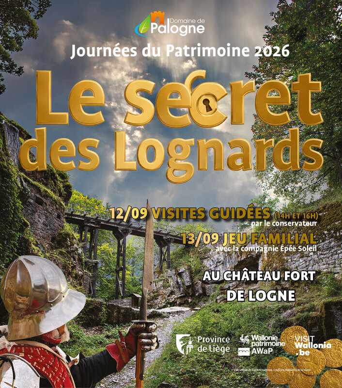 Loisirs Château fort Logne Journées européennes patrimoine Wallonie •