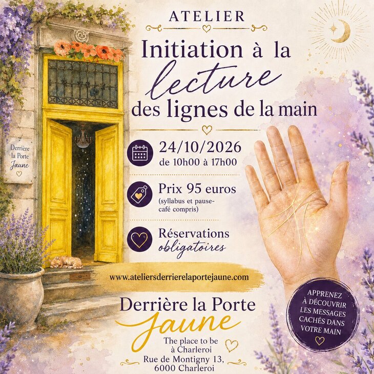 Stages,cours Initiation la lecture lignes la main