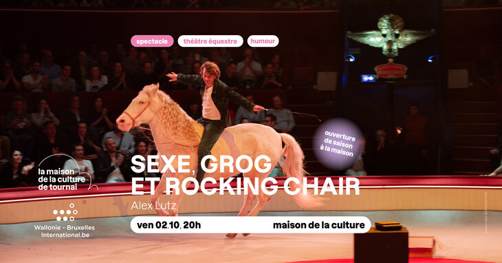 Spectacles Sexe, grog roching chair - Alex Lutz