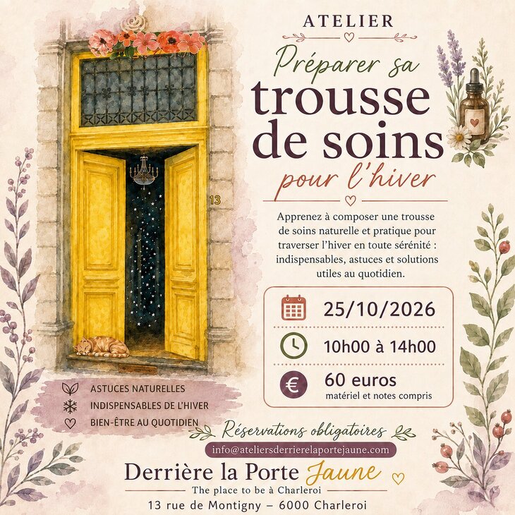 Stages,cours Préparez votre trousse soins pour l hiver