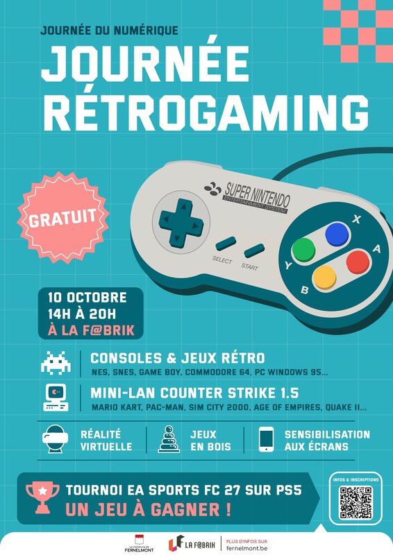 Loisirs Journée Rétrogaming