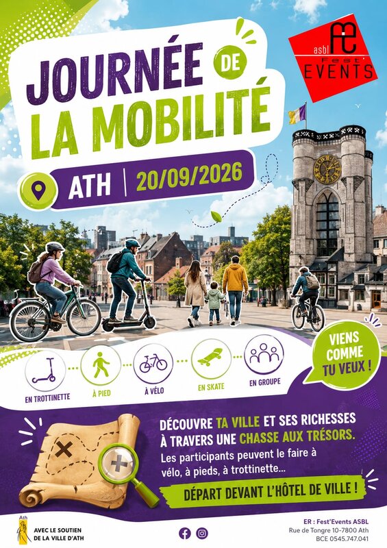 Loisirs Journée la mobilité - Stand Fest’Events Asbl