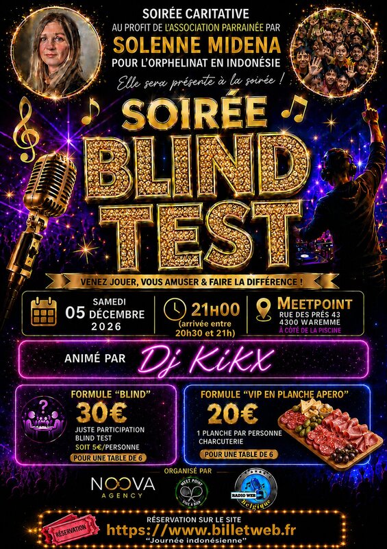 Soirées Soirée Blind test