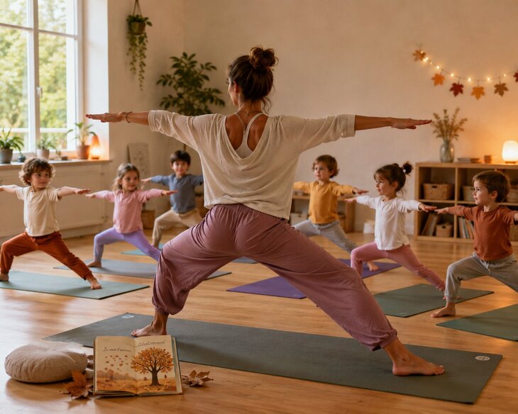 Stages,cours Yoga enfant histoires d automne