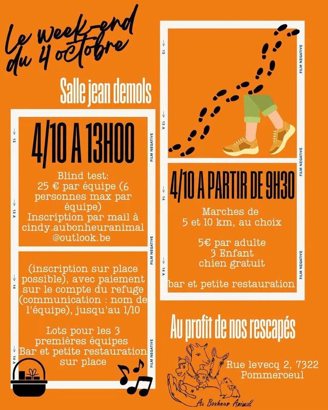Soirées Blind test profit refuge Bonheur Animal
