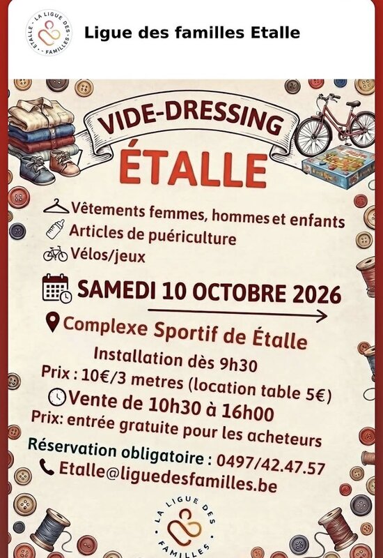 Loisirs Vide dressing