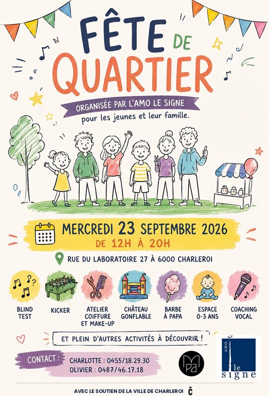 Loisirs Fête Quartier l AMO Signe