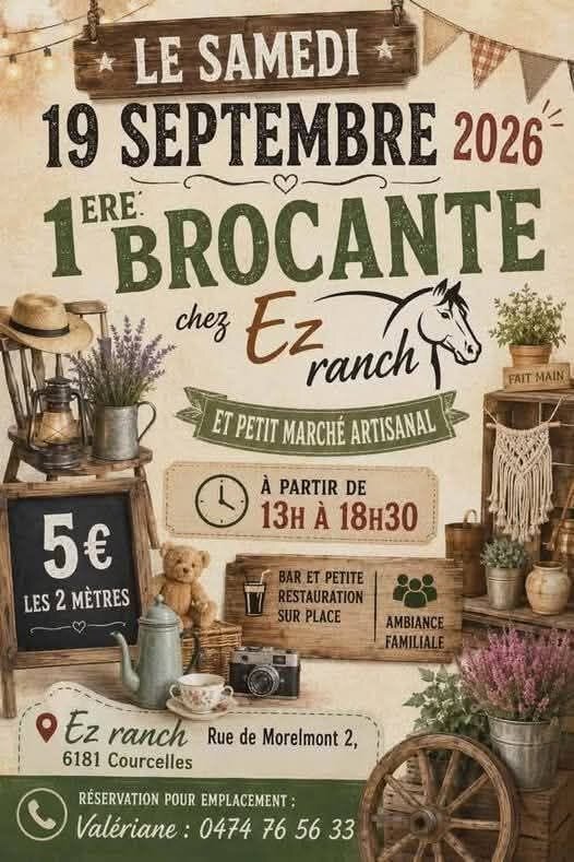  Première brocante Ranch