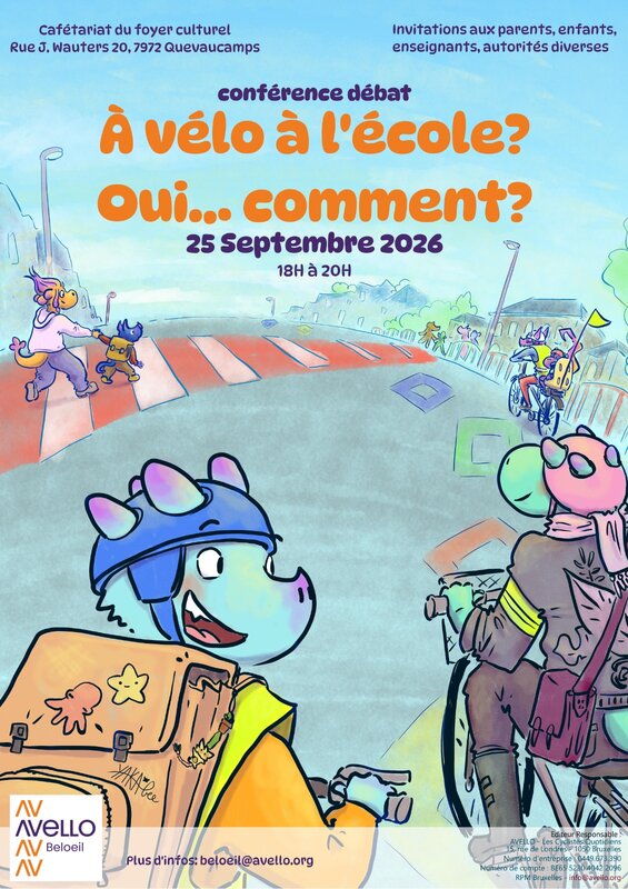 Conférences Conférence débat A vélo l école?  Ouiiii et comment?